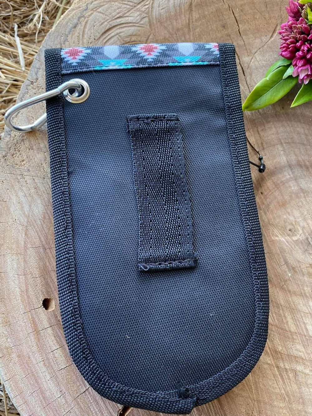 Phone Pouch -  Steer Southwestern Tribal  Print