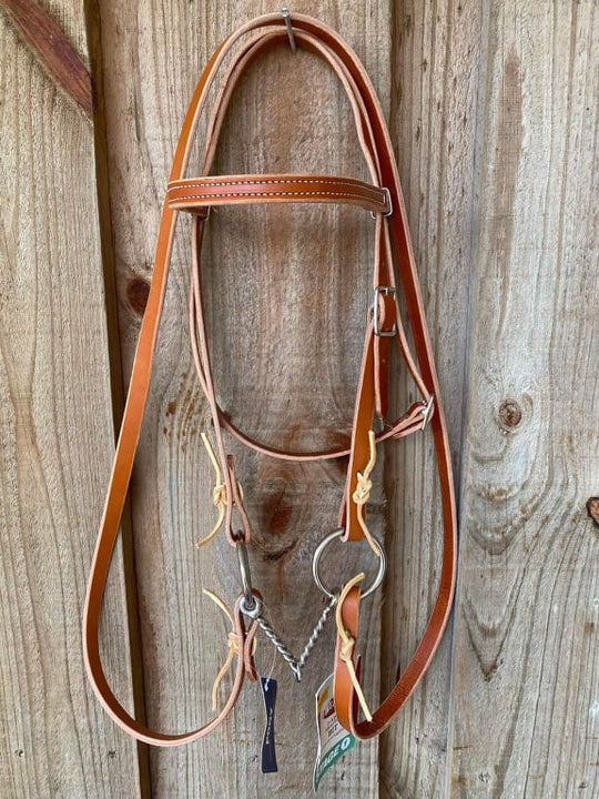 Western Bridle Weaver Bit Pony Headstall Complete Set Bridle, Bit and Reins
