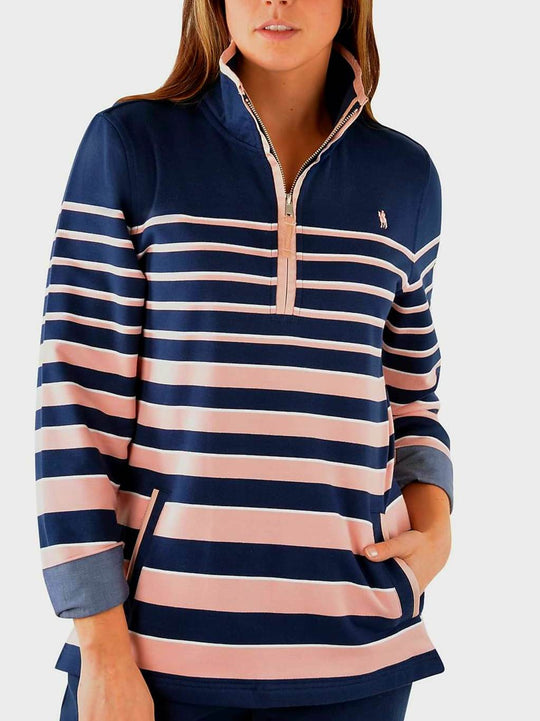 Thomas Cook Ruth Quarter Zip Rugby Jumper Size 14