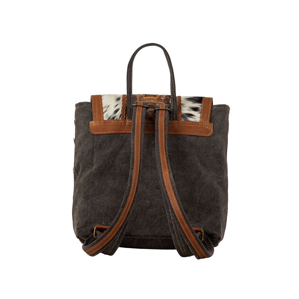 Backpack -  Hair on Hide and Tribal Print