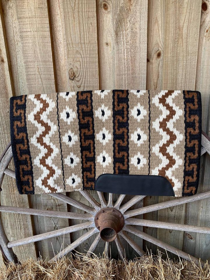 Western Show Wool Pad 34" x 40"  Heavy weight woven wool