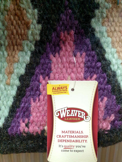 Weaver Western Show Pad 33" x 34" 100% Wool Saddle Blanket.