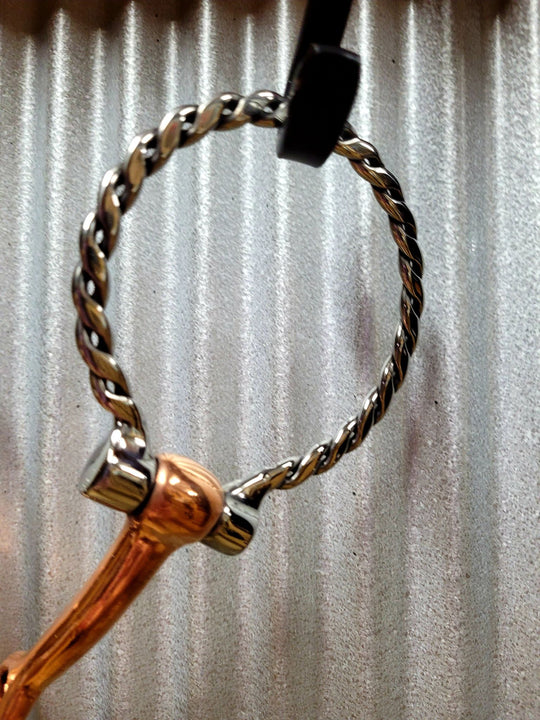 Bits - Stainless Steel & Copper D Ring Snaffle