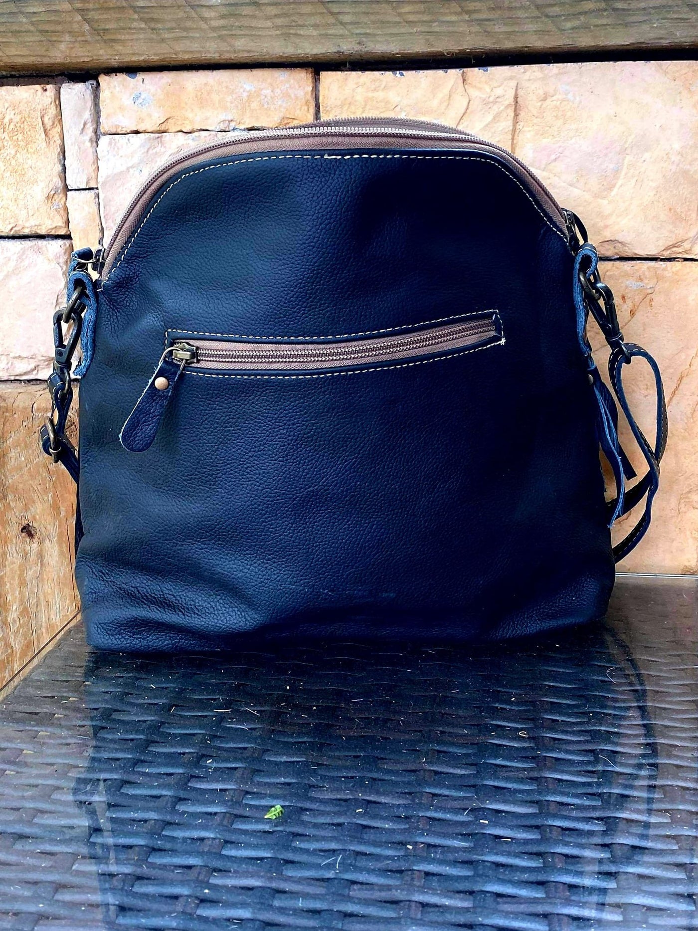 Western Hide & Leather Soft Shoulder Handbag