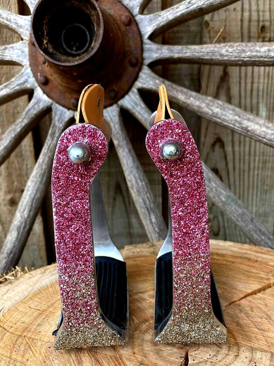 Stirrups - Glitter Embossed Western Oxbow