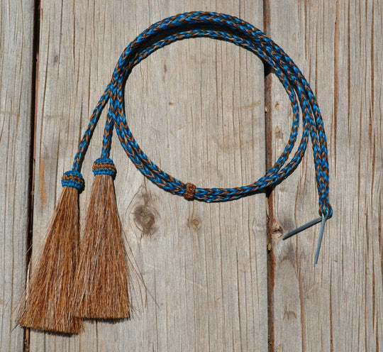 Genuine HH Stampede String Chestnut Aqua