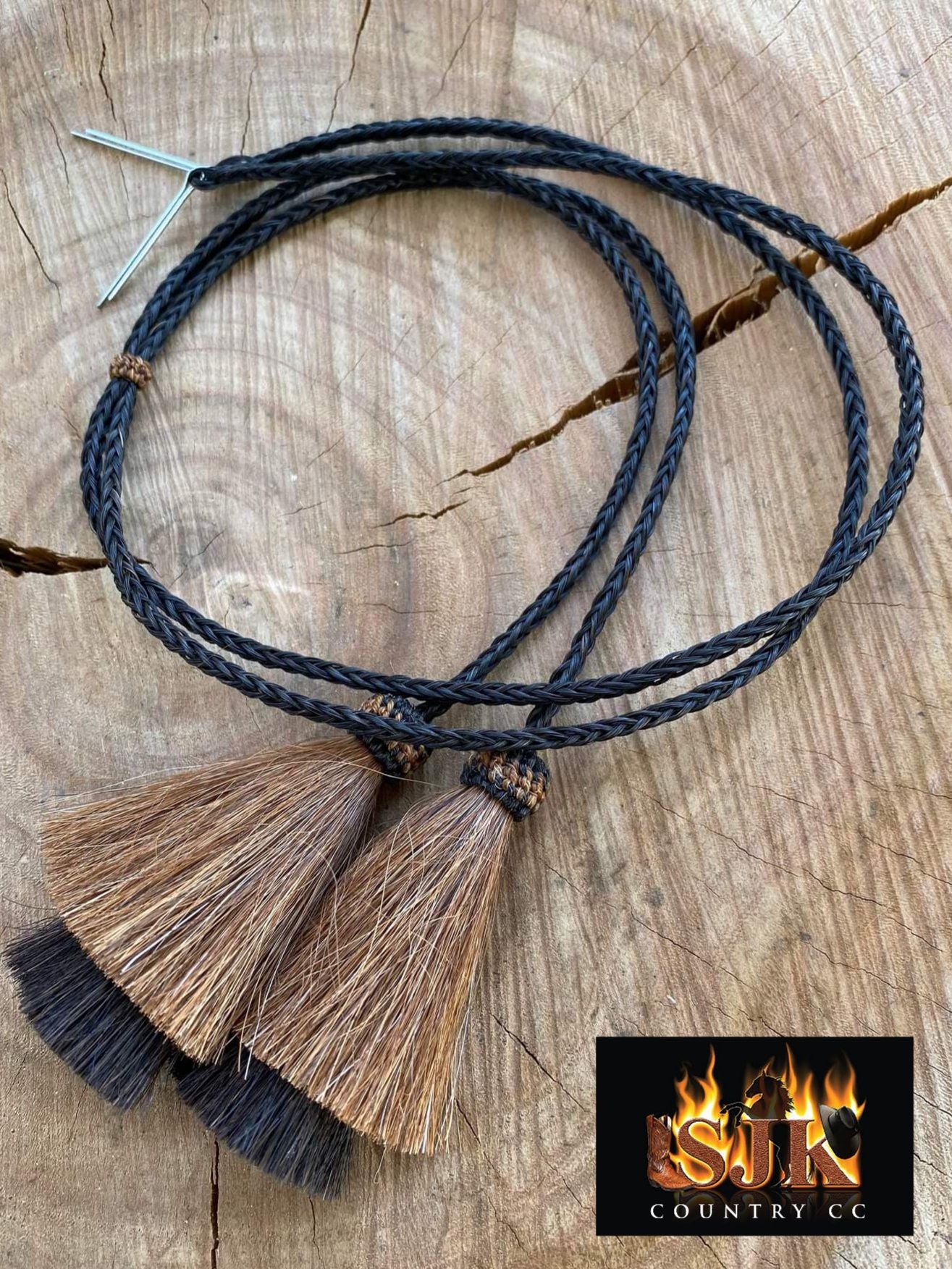 Mule String Pull String Genuine HH Stampede String Black/ Sorrel Mule – SJK Country Clothing Co