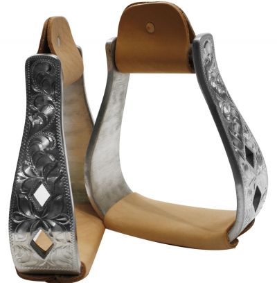 Stirrups - Show Oxbow Diamond Cutout