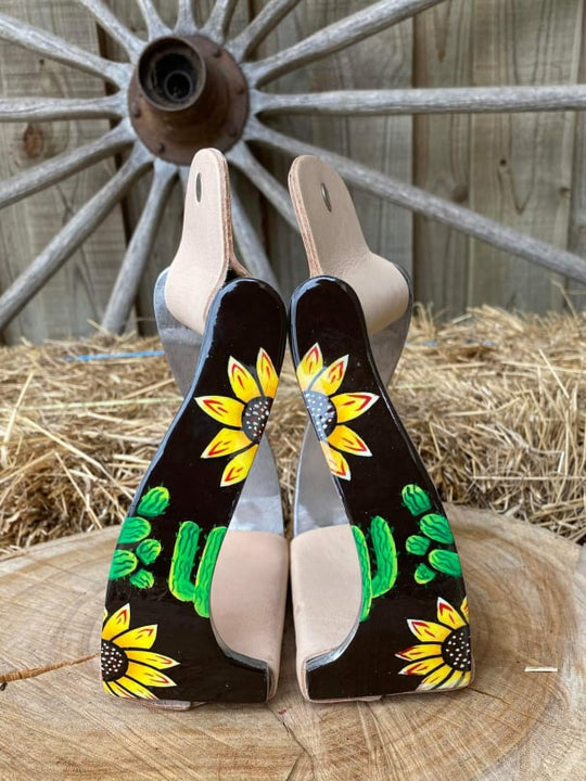 Stirrups - Sunflower Angled Stirrup Set