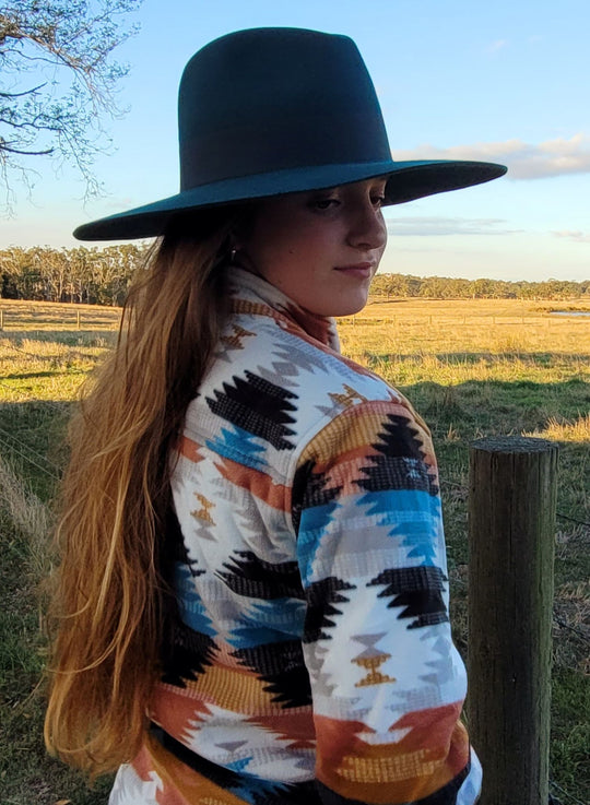 Thomas Cook Augusta Teal Felt Hat