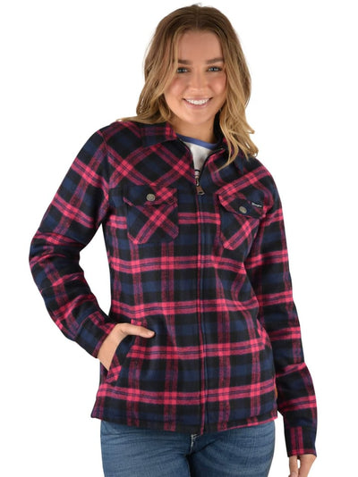 Wrangler Virginia Fleece Lined Shirt Jacket Size 2XL, 3XL