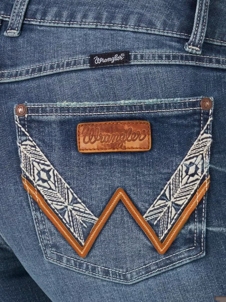 Wrangler Retro Mae Blaine Stretch Jeans 34" Leg  USA 1