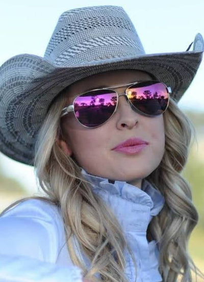 Gidgee Equestrian Sunglasses EQUATOR – Champagne Pink