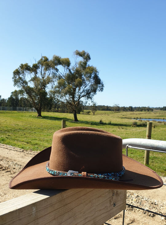 Wrangle Zion Wool Felt Bound Edge Chocolate