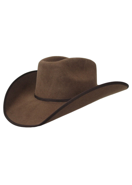 Wrangle Zion Wool Felt Bound Edge Chocolate